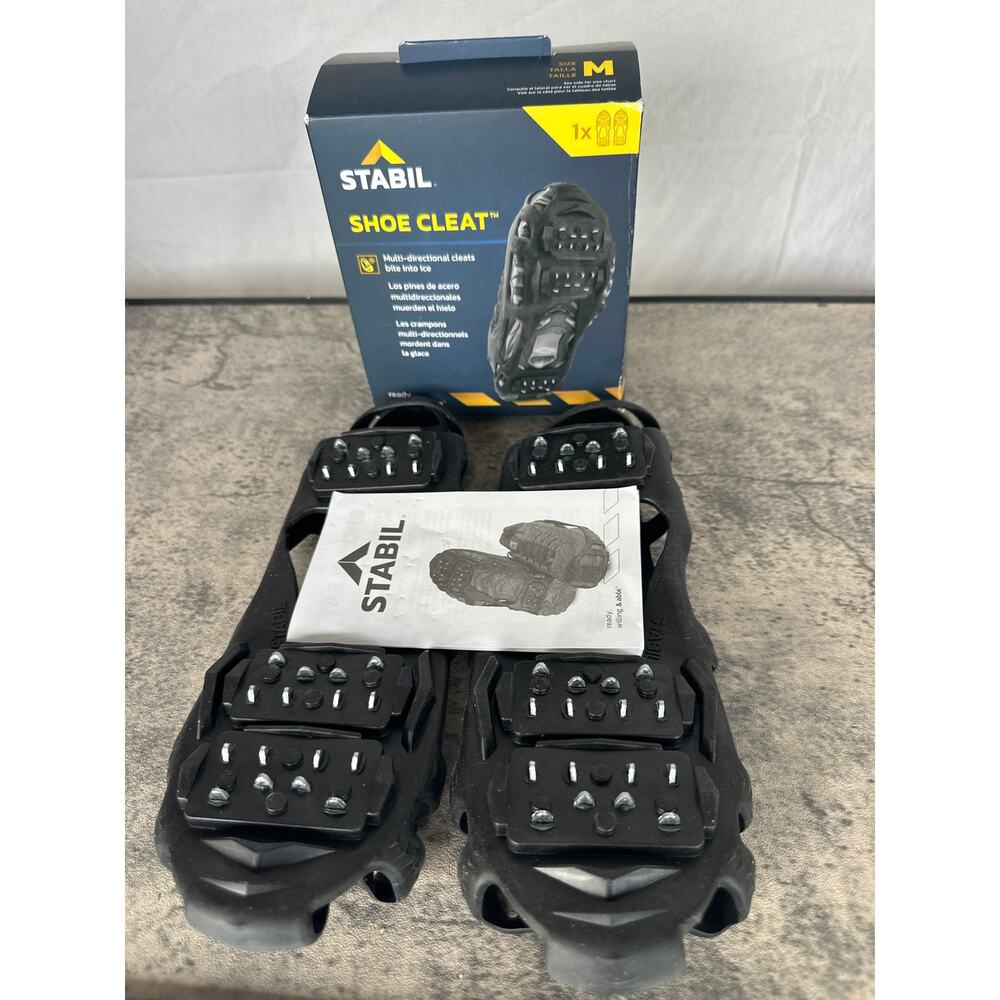 STABILicers Walk Traction Cleat for Walking on Snow and Ice (1 Pair- Medium)